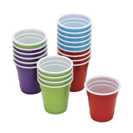 Kolorae Kolorae Assorted Polypropylene Disposable Shot Glass KOL-0247
